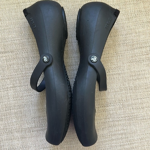 CROCS Alice Work Mary Jane Flats slip-on comfort work casual wear travel Beach 9 - Picture 7 of 14